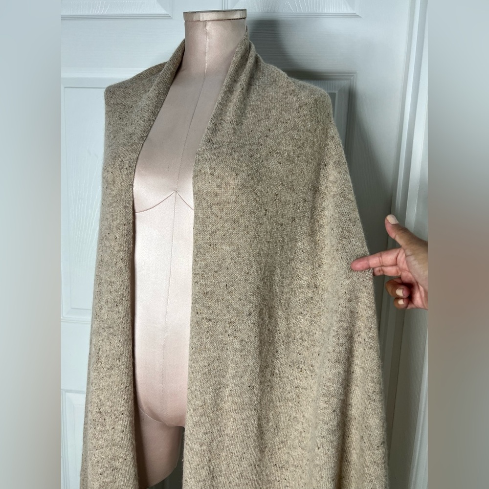 Autumn Cashmere Taupe Scarf Wrap Sz One Size - Picture 6 of 14